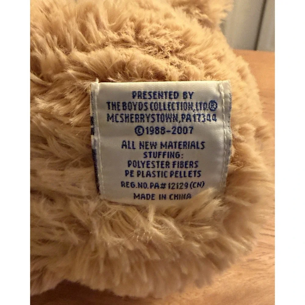 Boyds Bear 2008  American Cancer Society Daffodil Days Plush Stuffed‎ Animal 9